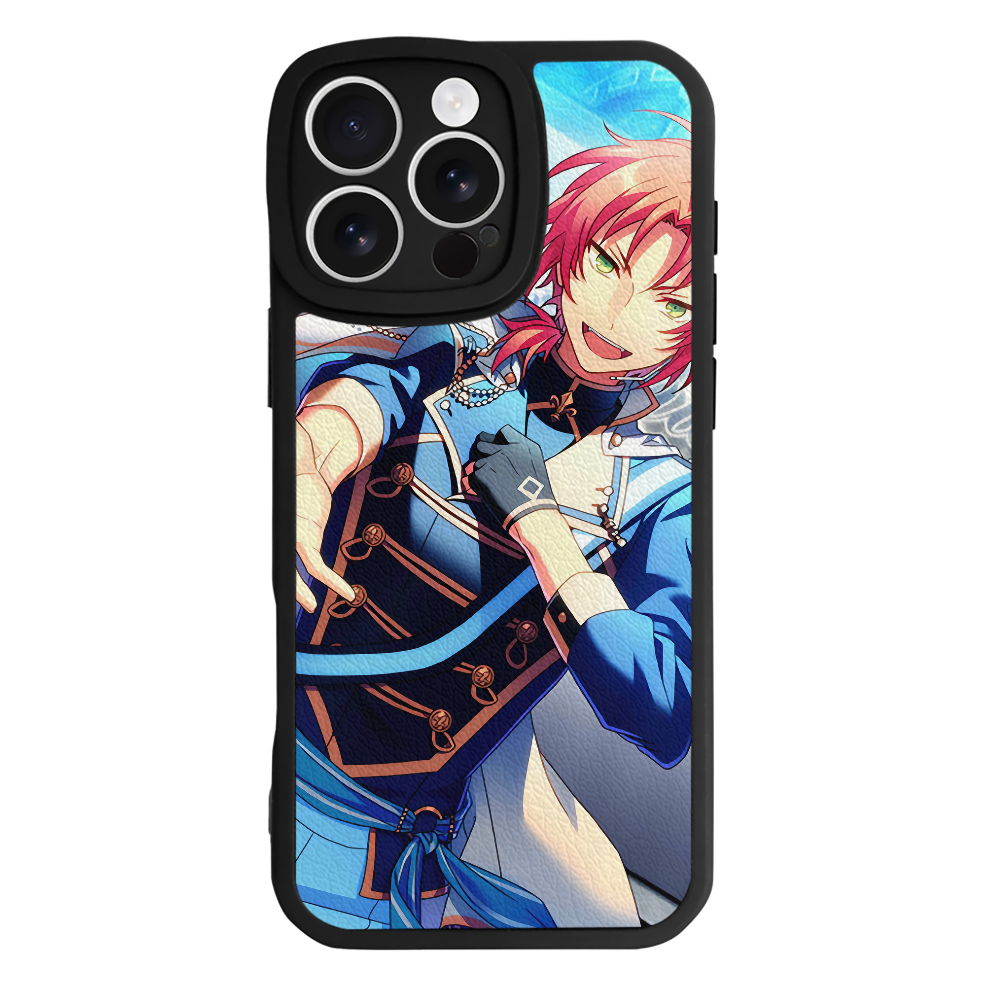 （画像用） あんさんぶるスターズ! Ensemble Stars 【iPhone 16シリーズ対応】シリコンスマホケース（レザー調） 材質：シリコン